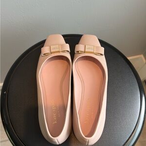 Kate Spade Blush Bow Loafers